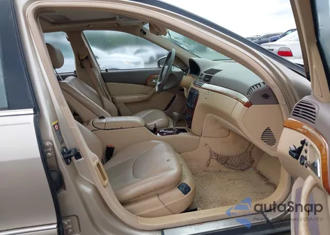 2001 Mercedes-Benz S 430 z USA, uszkodzony, nr VIN WDBNG70JX1A181508